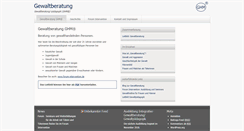 Desktop Screenshot of gewalt-beratung.de