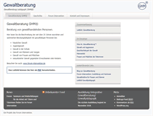 Tablet Screenshot of gewalt-beratung.de